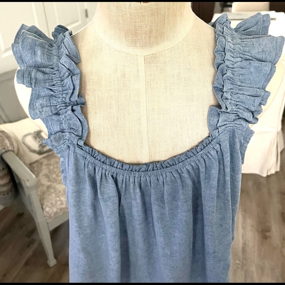Heartloom Ruffled Strap Tank - Picture 2 of 7